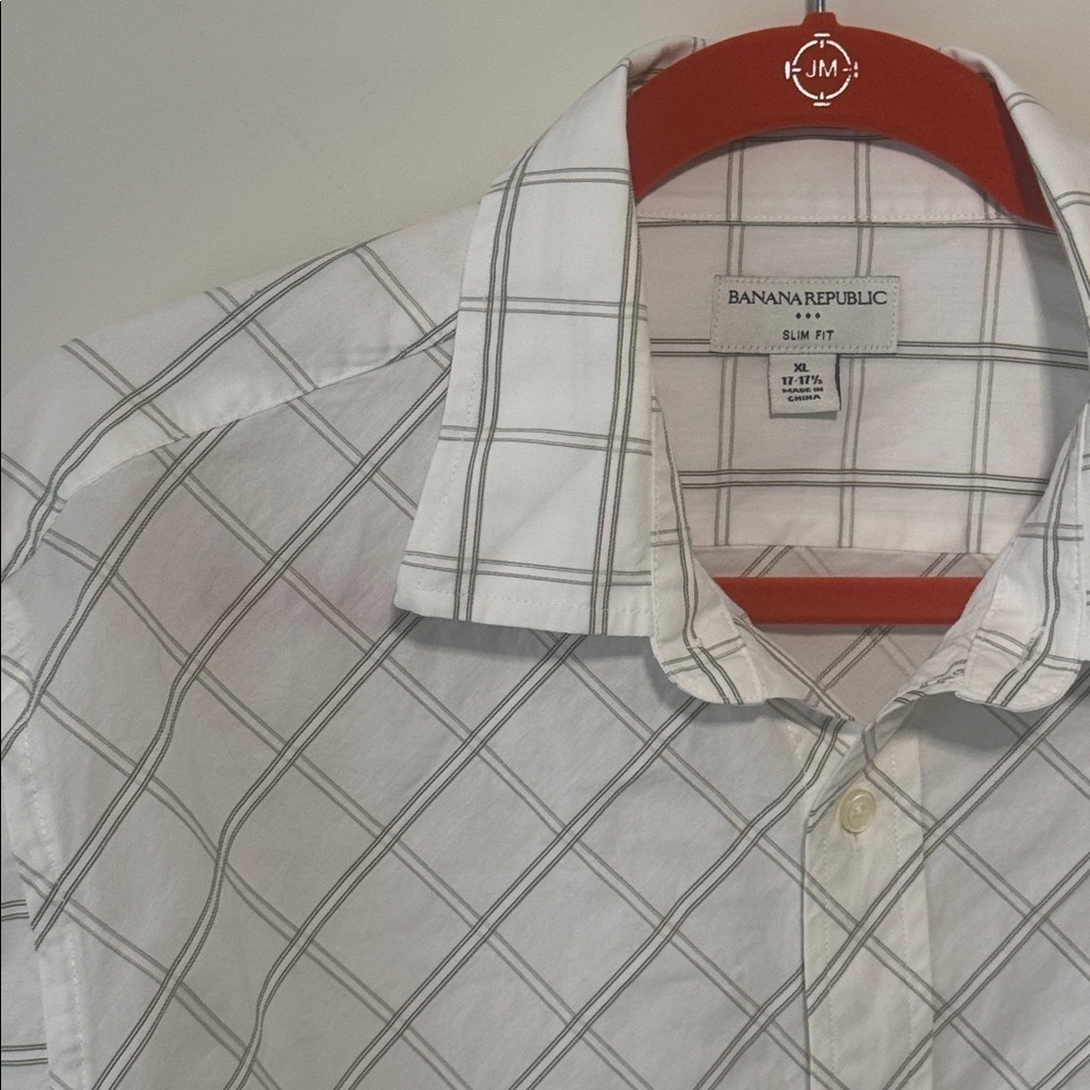 Men’s Banana Republic Slim Fit Casual button down Shirt size XL